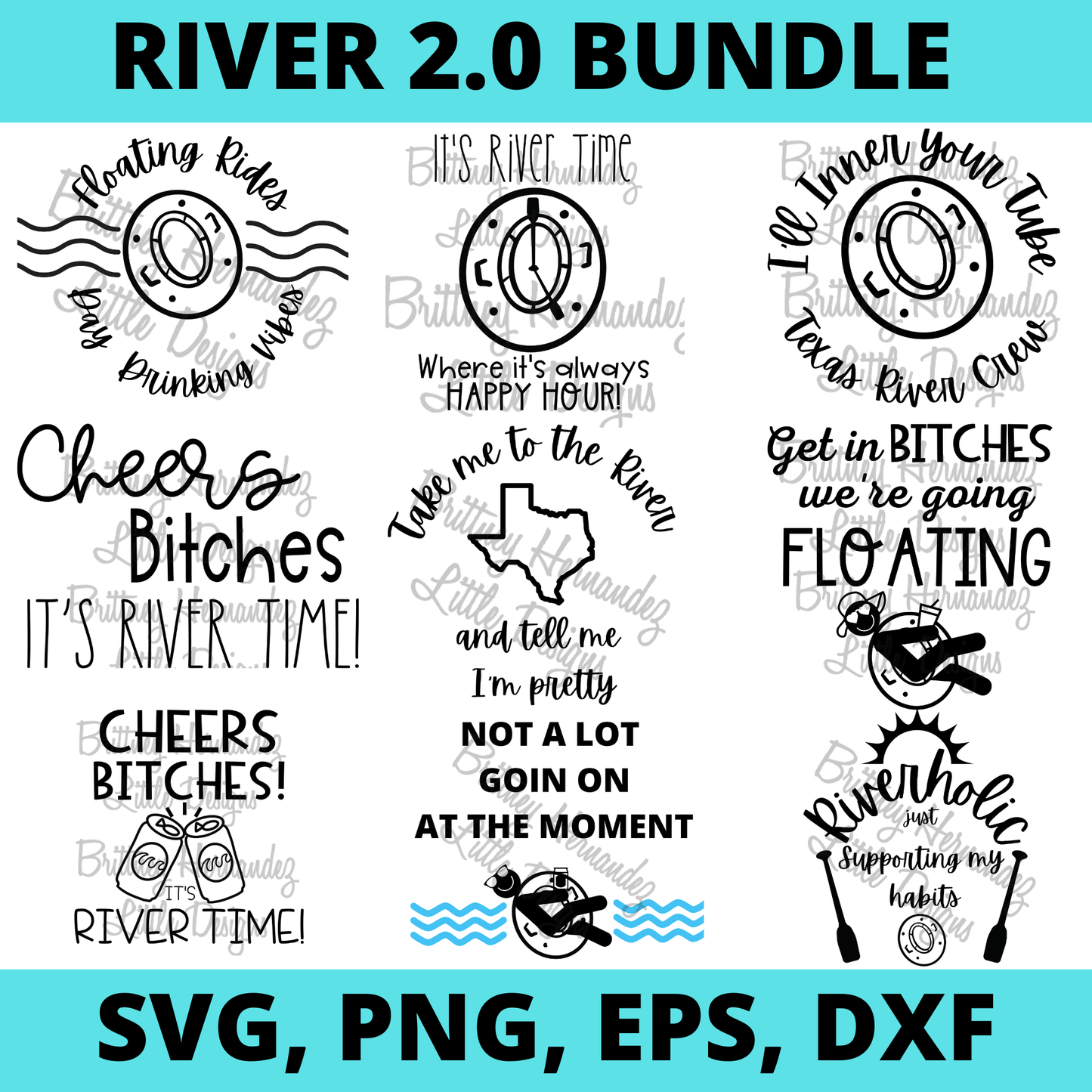 River SVF, Floating digital downloads, River bundle 2.0