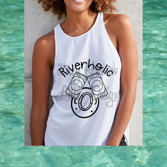 River tee, Riverholic, river SVG, Floating tee, tubing, Summer